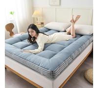 Japanese Futon Mattress, Foldable & Rollable Floor Bed for Dormitory, Guest Bed, Camping, Versatile Sleeping Mat for Twin, Full, Queen, King Size - Comfortable & Portable