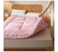 Japanese Futon Mattress, Multicolor, 90 x 200 cm, Brown, Space-Saving, Ideal for Sleepovers and Guest Rooms, Perfect for Dorms and Pajama Parties