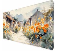 Japanese Gaming Mouse Pad Comics Large Mouse Mat 24" x 12" Washable Mousepad, Office Accessories, Mousepad with Non-Slip Base and Stitched Edge, Keyboard Mat for Home Office Gaming Room -XZ27Z0I