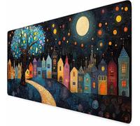 Japanese Gaming Mouse Pad Comics Large Mouse Mat 32" x 16" Washable Mousepad, Office Accessories, Mousepad with Non-Slip Base and Stitched Edge, Keyboard Mat for Home Office Gaming Room -XZ82Z54