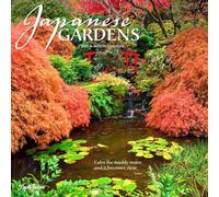 Japanese Gardens 2025 12 X 24 Inch Monthly Square Wall Calendar Plastic-Free