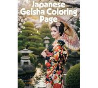 Japanese Geisha Coloring Page