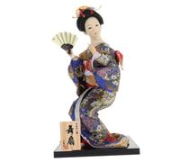 Japanese Geisha Doll Decorative Craft Tabletop Ornament for Indoor Spaces