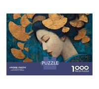 Japanese Geisha Jigsaw 1000 Pieces for Adults Challenge Toy Beautiful Woman Impossible Puzzle Educational Games Home Decoration 52x38cm/1000pcs