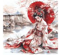 Japanese Geisha Jigsaw Puzzles for Adults 100 Pieces Hard Difficult Challenging puzzles for adults 100 pcs DIY Decoration Puzzle for Wall Decor Gifts