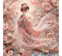 Japanese Geisha Jigsaw Puzzles for Adults 100 Pieces Hard Difficult Challenging puzzles for adults 100 pcs DIY Decoration Puzzle for Wall Decor Gifts