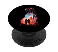 Japanese Geisha Samurai Mount Fuji Sakura Art PopSockets Adhesive PopGrip