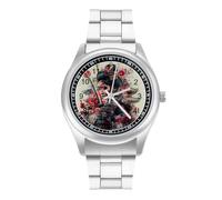 Japanese Geisha Woman Warrior Quartz Watch Alloy Watch Dress Decorative for Business Men Women with Design Pattern Print
