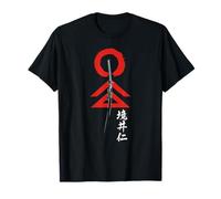 Japanese Ghost Samurai Warrior Sword Vintage Woodblock Art T-Shirt