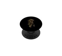 Japanese Golden Dragon Kanji Tattoo Art Mythical Creature PopSockets Adhesive PopGrip