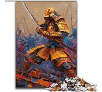 Japanese Golden Ninja 1000 Piece Jigsaw Puzzles, Decompressing Intellectual Educational Toy Educational Game for Birthday, Chrismas (50x75cm)