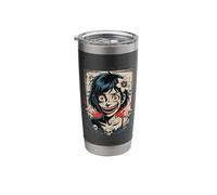 Japanese Goth Creepy Emo Y2K Japan Horror Anime Manga Stainless Steel Insulated Tumbler