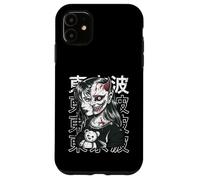 Japanese Goth Hannya Oni Mask Girl Japan Horror Anime Manga Case for iPhone 11