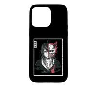 Japanese Goth Hannya Oni Mask Girl Japan Horror Anime Manga Case for iPhone 15 Pro Max