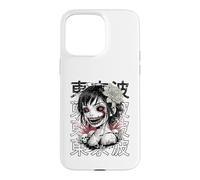 Japanese Goth Hannya Oni Mask Girl Japan Horror Anime Manga Case for iPhone 15 Pro Max
