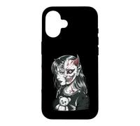 Japanese Goth Hannya Oni Mask Girl Japan Horror Anime Manga Case for iPhone 16