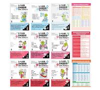 Japanese Graded Readers Level 1 , 2 , 3 vol. 1 - 3 , Hiragana Words Sentences 12 Books Set