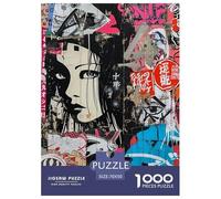 Japanese Graffiti 1000 Piece Jigsaw Puzzles for Adults Challenge High Difficulty Home Decoration Creativity & Gift Giving 70x50cm/1000pcs