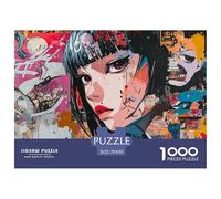 Japanese Graffiti 1000 Piece Paper Jigsaw Puzzles 100% Recycled Cardboard Educational Games for Adults And Kids 70x50cm/1000pcs