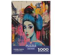 Japanese Graffiti 1000 Pieces Portable Jigsaw Puzzle for Adults Quirky, Abstract Design, Fun Details, Educational, Challenging 70x50cm/1000pcs