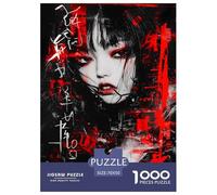 Japanese Graffiti 1000 Pieces Premium Jigsaw Age 14+ for Adults Cool Collage Effect, Home Decoration, Educational, Challenging Puzzle Games 70x50cm/1000pcs