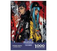Japanese Graffiti Jigsaw Puzzles Puzzle for Adults Kids. 1000 Piece Impossible Challenge Toy Educational Games Home Decoration for Educational Games Gifts 38x26cm/1000pcs