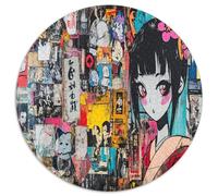Japanese Graffiti Jigsaw Puzzles Puzzles for Adults Kids. 1000 Pieces Great Gifts Challenge Toy Educational Games Home Decoration for Adults& Kids Age 14 Years Up 1000pcs (67.5x67.5cm)