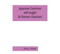 Japanese grammar self-taught. (In Roman character)