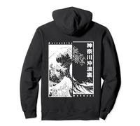 Japanese Great Wave Off Kanagawa Katsushika Hokusai Pullover Hoodie