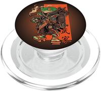 Japanese Green Frog Ninja Samurai Katana Sword PopSockets PopGrip for MagSafe