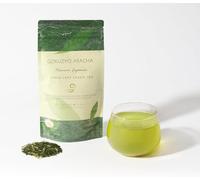 Japanese Green Tea Co Gokuzyo Aracha Loose Leaf Tea - Highest-Grade Japanese Crude Green Tea - Deep Steamed Sencha Intense Aroma and Taste - 3.5oz Loose Tea Leaf