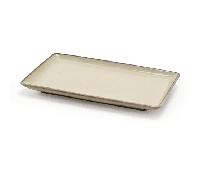 Japanese Grey Rectangular Tray by Aito Co., Ltd., 20.8 x 12.6 x H2cm, Dishwasher & Microwave SafeBy Winebuyers