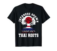 Japanese Grown Thai Roots Japan Thailand Heritage T-Shirt