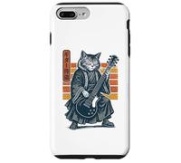Japanese Guitar Cat Samurai Retro Electric Guitar Vintage Case for iPhone 7 Plus/8 Plus
