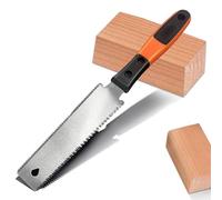 Japanese Hand Saw for Woodworking, Small Non-Slip Handle, Double Tooth Handsaw SK5 Blade, Fine Cutting Tool for Wood, Ideal for DIY and Woodworkers SURFOU