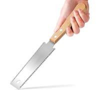 Japanese Hand Saw Wood，Flush Cut Small Pull Saws for Woodworking, 11/16 TPI Fine Tooth Double Edge for Handmade DIY Pruning and Trimming 150MM