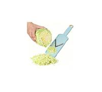 Japanese Handheld Mandoline Slicer - Green Cabbage & Lettuce Shredder for Salad, Fast Thin Slicing Vegetable Cutter, Safe Grip Kitchen Gadget for Quick Prep