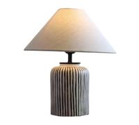 Japanese Handmade Table Lamp Simple Bedside Light for Bedroom & Living Room Stylish Ceramic Design Perfect Home Decor Lighting