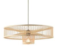 Japanese Handmade Woven Chandelier, Southeast Asian Style Bamboo Pendant Light, for Coffee Shop, Kitchen Island, Tea Room, Bar Counter