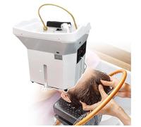 Japanese Head Spa Equipment,Water Storage Capacity 60L, Water Circulation Shampoo Basin,Dual Heating,Salon Shampoo Bowl,Shower Head & Hot/Cold Switch(Black)