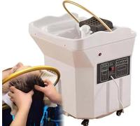 Japanese Head Spa Station - 60L Thermostatic Shampoo Basin with Removable Design & 360° Water Circulation for Salon and Spa Scalp Care