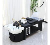 Japanese Head Spa Waterfall Equipment Bed, Shampoo Bowl Waterfall Head Spa, Portable Water Circulation Head Spa Sink with Fumigation