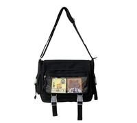 Japanese High School Girls Crossbody Bags Nylon Book Bag Transparent Itabag Women Handbags JK Bag Shoulder Bags