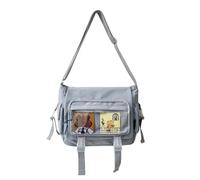 Japanese High School Girls Crossbody Bags Nylon Book Bag Transparent Itabag Women Handbags JK Bag Shoulder Bags