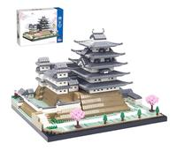 Japanese Himeji Micro Building Blocks Set, 3037PCS Landmarks Architecture Mini Bricks Kit, Ancient Construction Castle Model Decor Collection or Prensent for 15+ Kids or Adults