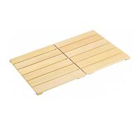 Japanese Hinoki Cypress Foldable Wooden Bath Mat - 26 x 18 in - Handmade in Japan