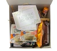 Japanese HK Demae Ramen Gift Hamper Set - Instant Noodles Bundle with Ceramic Bowl (Coral Pink), Chopsticks, Chilli Oil & Milk Tea - Japanese Oriental Food Gift