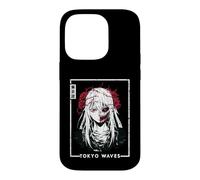 Japanese Horror Anime Manga Y2K Hannya Oni Mask Girl Goth Case for iPhone 14 Pro