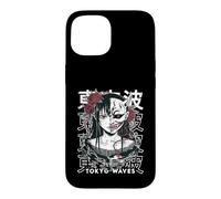 Japanese Horror Anime Manga Y2K Hannya Oni Mask Girl Goth Case for iPhone 15