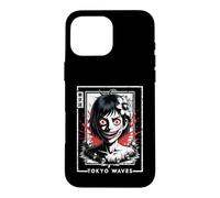 Japanese Horror Anime Manga Y2K Hannya Oni Mask Girl Goth Case for iPhone 16 Pro Max